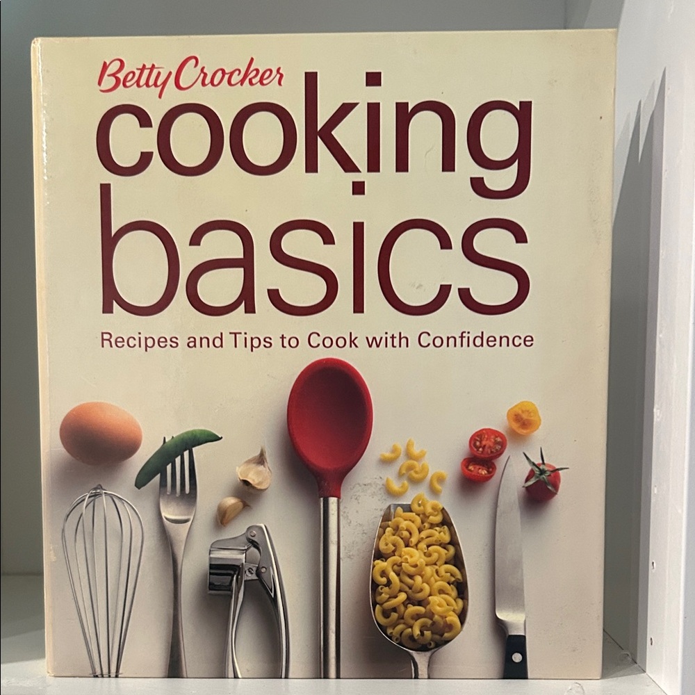 Betty Crocker Cooking Basics Cookbook - Red and White